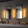 Elegáns arany fali lámpa, fém ház, 62 x 10 x 7 cm | SMD LED 8W 3000K | IP20 besorolású | Stílusos világítás modern lakberendezéshez, nappalihoz és hálószobához | Tartós fém alaplap kialakítás