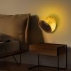 Elegáns arany fali lámpa, fém ház, 25 x 25 x 16 cm | SMD LED 5W 3000K | Stílusos világítás a modern lakberendezéshez, IP20 besorolású, tökéletes nappali, hálószoba és folyosó hangulatához