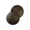 Stílusos fali lámpa, fekete-arany, 21 x 21 x 15 cm | Tartós fém ház, SMD LED 5W 3000K | Elegáns dizájn modern lakberendezéshez, IP20 besorolás, tökéletes nappali és hálószoba világításhoz