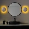 Stílusos fali lámpa fém házzal, ezüst és arany kivitelben, 21 x 21 x 15 cm | SMD LED 5W 3000K | IP20 besorolású | Tökéletes modern nappalikba, hálószobákba és folyosókba, elegáns dizájnhoz és funkcionális világításhoz