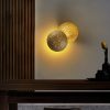 Elegáns arany fali lámpa, fém ház, 21 x 21 x 15 cm | SMD LED 5W 3000K | Stílusos világítás a modern lakberendezéshez, IP20 besorolású, tökéletes nappali és hálószoba hangulathoz