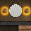Elegáns arany fali lámpa, fém ház, 21 x 21 x 15 cm | SMD LED 5W 3000K | Stílusos világítás a modern lakberendezéshez, IP20 besorolású, tökéletes nappali és hálószoba hangulathoz