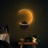 Stílusos fekete fali lámpa, fém ház, 33 x 46 x 6 cm | Integrált LED 12W 3000K | IP20 besorolású | Tökéletes modern lakberendezéshez és környezeti világításhoz | Tartós fém alaplap, elegáns design