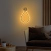 Elegáns arany fali lámpa, fém ház, 23 x 39 x 13 cm | SMD LED 11W 3000K | IP20 besorolású | Stílusos világítás modern lakberendezéshez, nappalihoz, hálószobához és irodahelyiségekhez, tartós és elegáns dizájn