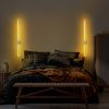 Stílusos szürke fali lámpa, fém ház, 91 x 10 x 7 cm | IP20 besorolású, SMD LED 13W 3000K | Tökéletes modern nappalikba és hálószobákba, karcsú kialakítás tartós fém alaplappal