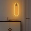 Elegáns arany fali lámpa, fém ház, 17 x 48 x 10 cm | SMD LED 16W 3000K | IP20 besorolású | Stílusos világítás modern lakberendezéshez, nappalihoz, hálószobához és irodahelyiségekhez, tartós és elegáns dizájn