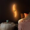 Elegáns arany fali lámpa, fém ház, 67 cm magasság x 10 cm szélesség x 5 cm mélység | Integrált LED 16W 3000K | Stílusos világítás modern lakberendezéshez, nappaliba, hálószobába és irodahelyiségekbe