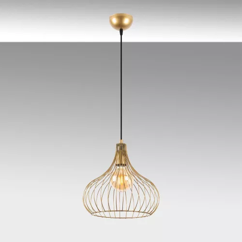 elegant auriu lucios candelabru, corp metalic, cu înălțime reglabilă, 22 x 22 x 120 cm | E27 soclu, max 40W, IP20 | perfect pentru decor modern, iluminat glamour în living și sufragerie