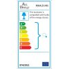 Ipari skandináv csillár, fekete fém test, 32 x 32 cm, magasság 78 cm, E27 aljzat Max. 40W, 90 cm Kábel | Stílusos világítás modern terekbe
