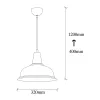 elegant auriu candelabru, 32 x 32 cm, înălțime 120 cm | durabil corp din fier, E27 soclu Max 40W | stilat scandinav design, perfect glamour pentru decorul casei | 90 cm lungime cablu, IP20 clasificare