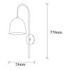 Ipari skandináv csillár, fekete fém test, 32 x 32 cm, magasság 78 cm, E27 aljzat Max. 40W, 90 cm Kábel | Stílusos világítás modern terekbe