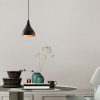 Modern fekete csillár, 22 cm átmérő, 122 cm magasság | Vastest, E27 aljzat, 40W Max | Stílusos ipari és skandináv dizájn otthoni dekorációhoz