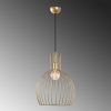 Elegáns arany csillár, fém test, Ø38 cm, állítható magasság 66-146 cm, E27 aljzat, max. 40 W, Stílusos világítás otthoni és irodai dekorációhoz, IP20