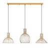 Elegáns arany csillár, állítható magasságú 70-124 cm, fém ház, 3 x E27 aljzat, 148 x 38 x 124 cm | Tökéletes modern lakóterekhez, stílusos világítási megoldás