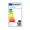 Modern fali lámpa, fehér fém ház, 3W LED, 3000K, 300 lm | 10 x 30 x 20 cm | Energiahatékony világítás otthoni és irodai dekorációhoz