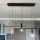 Elegáns fekete-arany csillár, 115 cm széles, 120 cm magas | Fém ház, akril, 65W LED, 3000K, összeszerelt | Tökéletes modern lakóterekbe