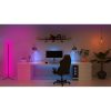 Modern lila állólámpa, 120 cm magas, alumínium ház, 600 lumen, 12 W, elektrosztatikus bevonat, C típusú foglalat, tökéletes otthoni és irodai dekorációhoz