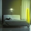 Modern sárga állólámpa, 120 cm magas, alumínium ház, 600 lumen, A+ energia, 12 V-os adapter, be-/kikapcsoló, tökéletes otthoni és irodai dekorációhoz
