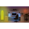 Modern sárga állólámpa, 120 cm magas, alumínium ház, 600 lumen, A+ energia, 12 V-os adapter, be-/kikapcsoló, tökéletes otthoni és irodai dekorációhoz