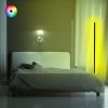 Modern állólámpa alumínium házzal, 120 cm magas, fekete elektrosztatikus bevonattal, 120 cm LED szalaggal, C típusú foglalattal, A+ energiahatékony | Stílusos és funkcionális világítás