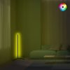 Modern állólámpa alumínium házzal, 120 cm magas, fekete elektrosztatikus bevonattal, 120 cm LED szalaggal, C típusú foglalattal, A+ energiahatékony | Stílusos és funkcionális világítás