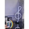 Modern asztali lámpa távirányítóval, 16 szín és 4 mód, 100% alumínium, 47 cm magasság, 120 cm LED csíkok, A+ energia besorolás, tökéletes otthoni és irodai használatra