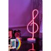 Modern asztali lámpa távirányítóval, 16 szín és 4 mód, 100% alumínium, 47 cm magasság, 120 cm LED csíkok, A+ energia besorolás, tökéletes otthoni és irodai használatra