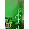 Modern asztali lámpa távirányítóval, 16 szín és 4 mód, 100% alumínium, 47 cm magasság, 120 cm LED csíkok, A+ energia besorolás, tökéletes otthoni és irodai használatra
