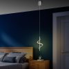 Elegáns szürke csillár, fém test, 16 cm szélesség, állítható magasság 50-100 cm | SMD LED 11W 3000K | Stílusos világítás modern terekbe