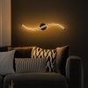 Stílusos fekete fali lámpa, fém ház, 67 cm magasság | Integrált LED 16W 3000K | Tökéletes modern dekorációhoz, IP20-as besorolású, letisztult kialakítás bármely helyiségben