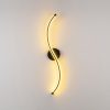 Stílusos fekete fali lámpa, fém ház, 67 cm magasság | Integrált LED 16W 3000K | Tökéletes modern dekorációhoz, IP20-as besorolású, letisztult kialakítás bármely helyiségben