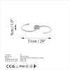 Elegáns szürke csillár, fém test, 25 cm szélesség x 51 cm magasság | SMD LED 16W 3000K | Stílusos világítás modern terekhez, IP20 besorolású