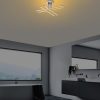 Elegáns króm csillár, fém test, 61 x 22 x 61 cm | SMD LED 28W 3000K | Stílusos világítás a modern lakberendezéshez és hangulathoz