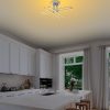 Elegáns króm csillár, fém test, 61 x 22 x 61 cm | SMD LED 28W 3000K | Stílusos világítás a modern lakberendezéshez és hangulathoz