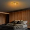 Elegáns arany csillár, fém test, 68 x 14 x 68 cm | SMD LED, 3 x 11W 3000K | Stílusos világítás a modern lakberendezéshez és hangulathoz