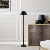 Stílusos fekete állólámpa, fém ház, 115 cm magasság, 20 cm átmérő | 80 CRI, LED 5W, 8 órás akkumulátor-élettartam | Tökéletes modern lakóterekbe