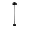 Stílusos fekete állólámpa, fém ház, 115 cm magasság, 20 cm átmérő | 80 CRI, LED 5W, 8 órás akkumulátor-élettartam | Tökéletes modern lakóterekbe