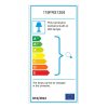 Stílusos fekete állólámpa, fém ház, 115 cm magasság, 20 cm átmérő | 80 CRI, LED 5W, 8 órás akkumulátor-élettartam | Tökéletes modern lakóterekbe