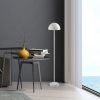 Elegáns fehér állólámpa, fém ház, 115 cm magas, 20 cm átmérő, 80 CRI, 5 W LED, 8 órás akkumulátor-élettartam | Tökéletes modern lakberendezéshez és világításhoz