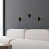 Modern fekete fali lámpa, fém ház, 13 x 6 x 24 cm | IP20, G9 aljzat (max. 10 W) | Stílusos ipari és skandináv dizájn otthoni dekorációhoz