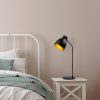 Stílusos fekete-arany asztali lámpa, fém ház, 60 cm magasság | E14 aljzat, max. 40W, IP20 | Modern ipari design otthoni és irodai dekorációhoz