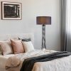 Stílusos állólámpa fém házzal, antracit színű, 50 cm szélesség x 175 cm magasság | E27 Aljzat, 40W Max, 200 cm Kábel, Be/Ki kapcsoló | Modern világítás otthoni és irodai használatra