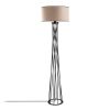 Elegáns fehér állólámpa, fém ház, 50 cm szélesség x 175 cm magasság | IP20, E27 Aljzat, 40W Max, 200 cm Kábel | Tökéletes modern lakóterekbe