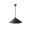 Stílusos UFO csillár, fekete, 50 cm Magasság | Állítható kábel, E27 aljzat, 40W Max | Modern ipari és skandináv design lakberendezéshez
