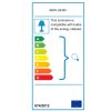 Elegáns fehér csillár, fém test, CE minősítés, E27 foglalat (max. 60 W), 50 cm teljes magasság, 15x15 cm pamut sapka | Tökéletes a modern lakberendezéshez