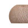 Kézzel készített juta csillár, krémszínű, 34 cm sapka hossza, 38 cm átmérő, állítható kábel, teljes magasság 70 cm, E27 Max 40W | Skandináv egyszínű design