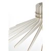 Elegáns bumeráng csillár, fehér MDF ház, 20 cm magasság, 59 cm átmérő, állítható kábel, E27 aljzat Max 40W | Modern terekbe tökéletes