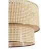 Elegáns Ecru & White csillár, fém test, állítható kábel, 70 cm magas, CE minősítésű, E27 aljzat max. 40 W, tökéletes modern terekbe