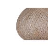 Elegáns krémszínű állólámpa, kézzel készített juta sapka, 145 cm magas, MDF ház, CE minősítés, tökéletes a bohém és skandináv dekorációhoz | Max 40W E27 aljzat