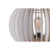Skandináv állólámpa, fehér MDF ház, 145 cm magas, 33 cm sapka, E27 aljzat, 40 W Max, CE minősítésű, stílusos és funkcionális világítás modern terekbe
